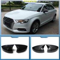 ตกแต่งตัดแต่งกระจกมองหลังฝาครอบกระจกมองข้างมองหลังรถยนต์สำหรับ A3 Audi 8V S3 RS3 2014-2020อุปกรณ์ตกแต่งรถยนต์