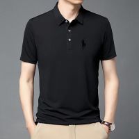 New 2023 Mens Polo Polo Polo Collar Short Sleeve Embroidered Casual Business Shirt High Quality Summer Quick Drying Polo Shirt