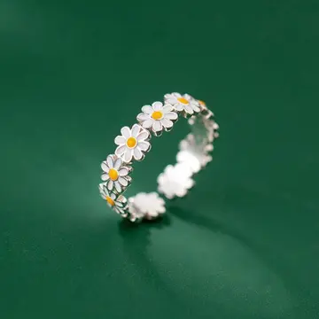 Cute hot sale flower rings