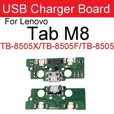 จอแอลซีดี Mianboard แท็บ Lenovo สายเคเบิ้ลยืดหยุ่นสำหรับ M8 Hd Prc Row Tb-8505x Tb-8505f Tb-8505ที่ชาร์จยูเอสบีที่ชาร์จแจ็คแท่นวางส่วนซ่อม
