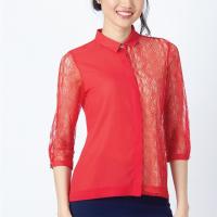 Jousse Blouse เสื้อเบลาส์ จูส ใส่ทำงาน สีแดง (JS1SRE) เสื้อเชิ้ตหญิง เสื้อผ้าผญสวยๆ เสื้อแฟชั่น เสื้อแฟชั่นผญ