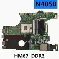 สำหรับ N4050 INSPIRON เมนบอร์ดคอมพิวเตอร์โน้ตบุ๊ก Vostro 1450 0X0DC1ทดสอบ HM67 03D87F การจัดส่งที่ดี