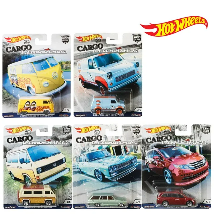 Hot Wheels Toys Car Culture Cargo Carriers Volkswagen Sunagon Panel Bus
