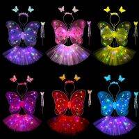 【CW】 2 6year Children Costume Props Skirts Flashing Skirt Lights Costumes