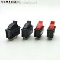 2PCS 10A 250V Black Red Wind Speed Control Button Rocker Switch 3 Positions 3Pin SPDT Switch For Hair dryer