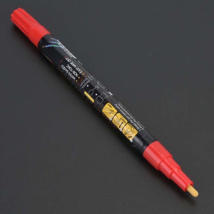 ปากกาเน้นคำสำหรับกระดานวาดภาพเด็กปากกาเน้นคำ8สีแบบพกพาไม่มีกลิ่น