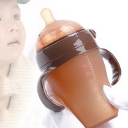 Bình Sữa Silicone Cho Trẻ Em, Em Bé Bú Chai