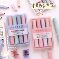 【พร้อมส่ง】ปากกามาร์กเกอร์ ไฮไลต์ เน้นข้อความ 4 สีและ 6 สี?? สีพาสเทล เครื่องเขียน ของใช้สำนักงาน?