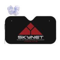 Skynet ระบบไซเบอร์ดีนบังแดดกระจกหน้ารถตลก76x14 0ซม. ผ้าคลุมรถมอเตอร์ไบค์แว่นกันแดด LZY3721ม่านบังแดด