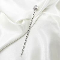 ปิ่นปักผมเงินแท้ หัวดอกบัว ปิ่นปักผมเงินแท้ 925: DSP 925 Sterling Silver [FS0117]