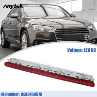 【สินค้าใหม่】ไฟเตือนหลอดไฟท้ายไฟเบรก3rd LED ติดสูงใช้ได้กับ Audi A4 Avant Wagon 2005-08