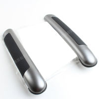 2PCS สีเทาเงินด้านใน Armrest Cover ภายในประตู Grip สำหรับ2003-2008 Hyundai Tiburon Coupe