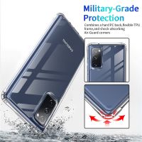 Drop Protection Anti-yellow Clear Acrylic Case for Samsung Galaxy S20 FE S23 Ultra S22 S21 FE 5G S10 Plus S23 Note 10 20 Ultra Phone Cases