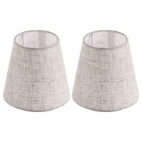 2pcs Beautiful Lamp Shades Cloth Lamp Replacement Covers Fabric Lampshades