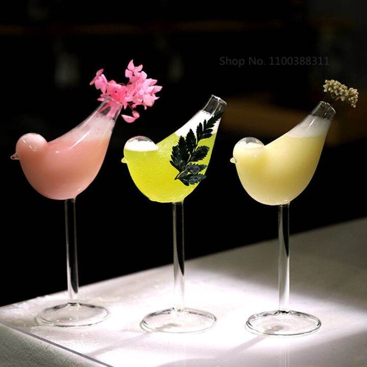 cw-150ml-cocktail-goblet-glasses-glass-smoked-bar-drinking-cup-wine-juice