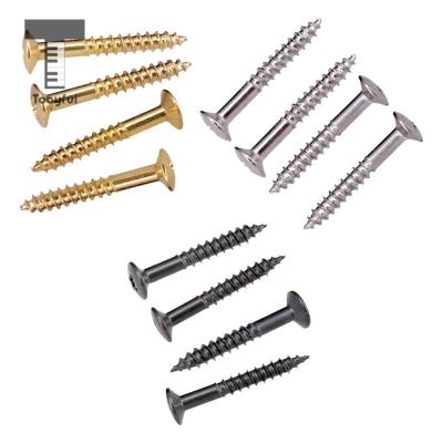 ‘【；】 40Pcs/Set Humbucker Pickup Ring Frame Mounting Screws For Electric Guitar Replacement Parts
