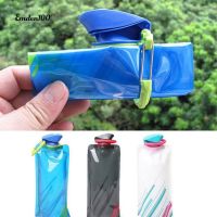 ஐ 【cod】Emden 700ml Reusable Foldable Flexible Water Bottle Pouch Bag Camping Hiking Tool