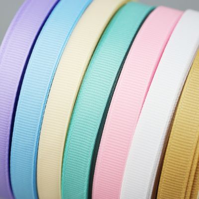 (25 yards/roll) 10mm Grosgrain Ribbon Wholesale gift wrap decoration ribbons lace fabric Gift Wrapping  Bags