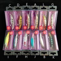 【hot】■✣❉ 12pcs 60mm 6.1g Sinking DW67 New Fishing Lures Artificial Hard Wobbler Crankbait Bass Pike Baits