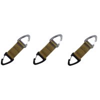 3X Outdoor Triangular Buckle Multifunctional Carabiner Webbing Buckle Belt Clip Hanging Keychain