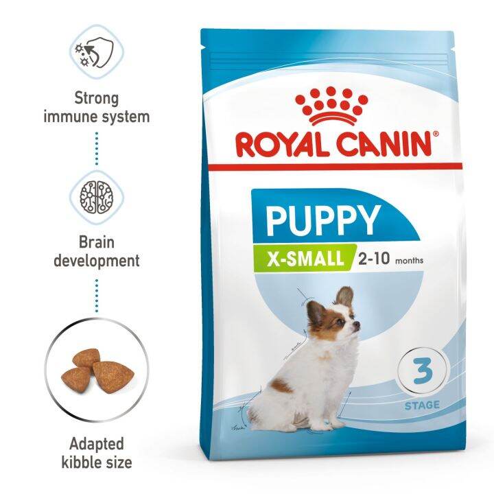 royal-canin-x-small-puppy-โรยัล-คานิน-อาหารเม็ดลูกสุนัข-พันธุ์จิ๋ว-อายุ-2-10-เดือน-กดเลือกขนาดได้-dry-dog-food