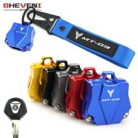 For YAMAHA MT03 MT-03 MT 03 2014-2021 2022 Motorcycle Accessories CNC Key Cover Case Shell Keyring Keychain