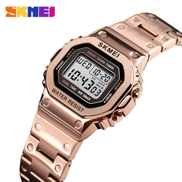 skmei-retro-fashion-digital-watch-women-30m-waterproof-multi-function-watch-stainless-steel-strap-reloj-digital-mujer-1433-clock