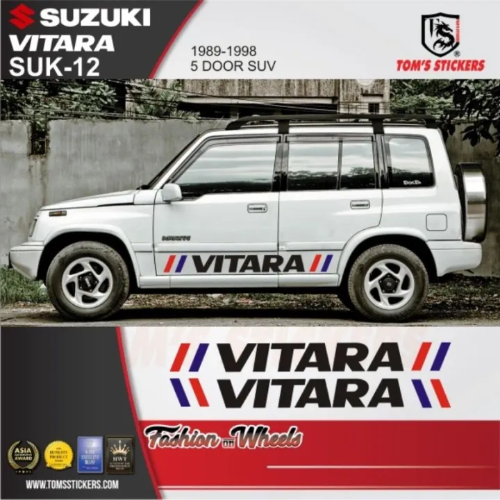 👍👍 SUZUKI VITARA CAR BODY STICKERS SET SUK12 Lazada