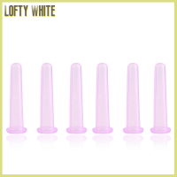 Lofty ถ้วยนวดสุญญากาศสำหรับป้องกันเซลลูไลท์ซิลิโคนร่างกายเครื่องนวดตาเพื่อผ่อนคลายผลิตภัณฑ์อุปกรณ์ดูแลสุขภาพสีขาว