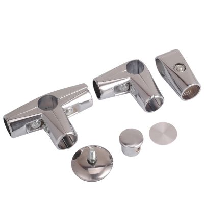 Stainless Steel Round Pipe Connector 25MM Aluminum Alloy Fixed Parts for Bearing and Bearing