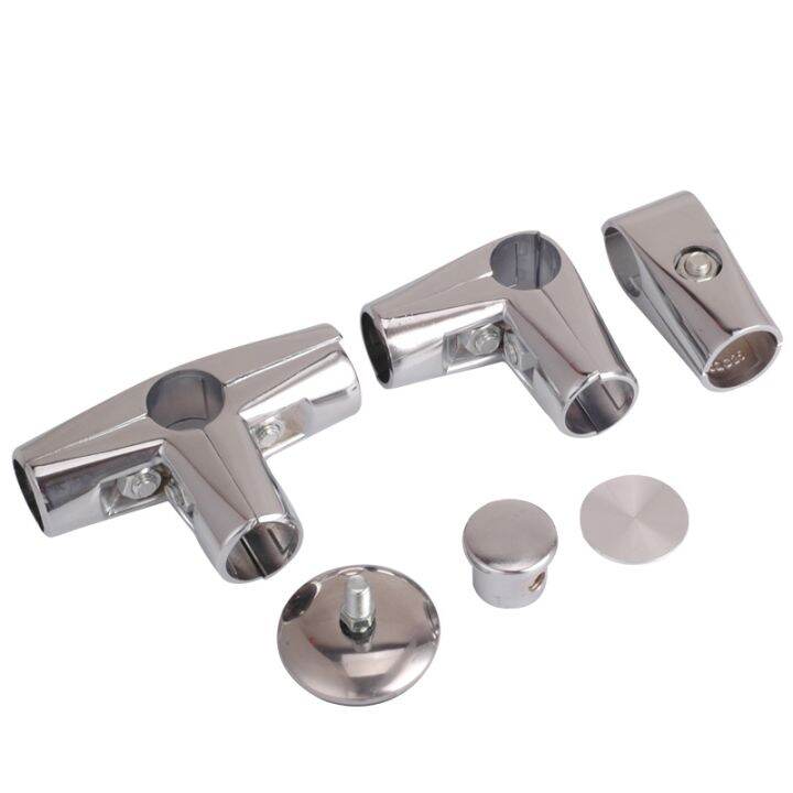 stainless-steel-round-pipe-connector-25mm-aluminum-alloy-fixed-parts-for-bearing-and-bearing