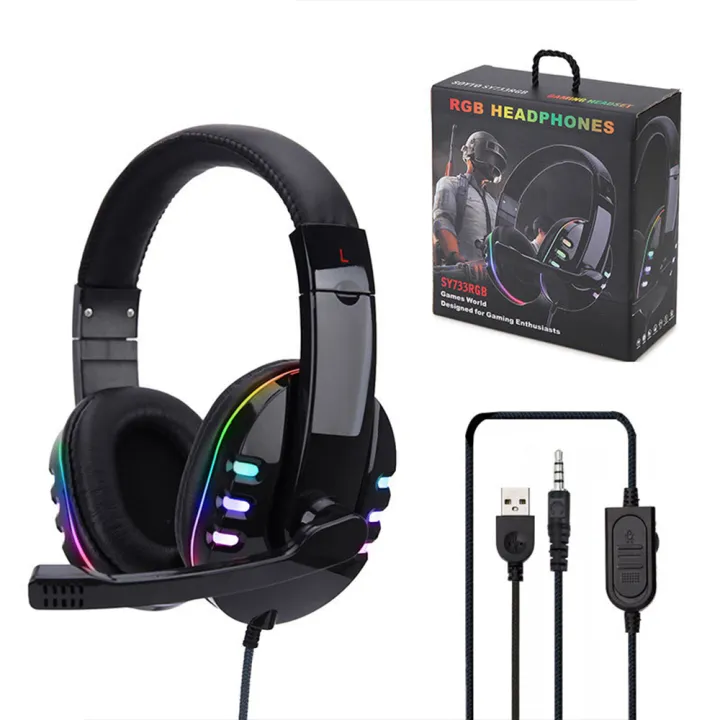 【In stock】Original Stereo Gaming Headset for PS4/PS5, PC Noise Cancelling OverEar Headphones