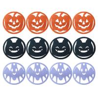 Halloween Coasters 4pcs Bat Black Cat Pumpkin Cup Mat Non-slip Absorbent Bottle Holder Decor For Drink Halloween Animal Drink Coasters Accessories fine