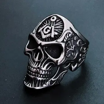 Skull clearance ring lazada