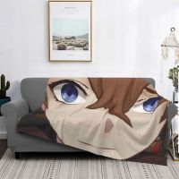 Genshin Impact Child Blanket Flannel Anime Breathable Super Warm Throw Blankets for Bedding Travel Sofa Blankets for Living Room