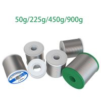 50g 0.6/0.8/1.0/1.2/mm solder ribbon rosin core high purity tin wire low temperature electric soldering iron wash f