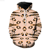 Abstract Animal Texture Casual Leopard Pattern Mens Hoodies Cool Fashion Tops Spring 3D Printed Teens Long Sleeve Funny Unisex Size:XS-5XL