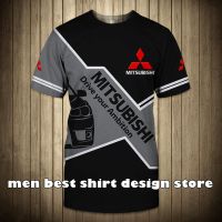 Mitsubishi T-shirts Anime Oversized T-Shirt Essentials Crew Neck Short Sleeve Casual 3D Printing T Shirt For Mens Clothing03