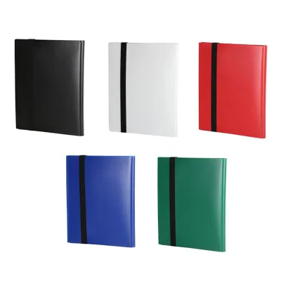 Trading Card Carrying Binder 4 Pockets Card Storage Case for Game Cards Portable Album 21x17.5cm 20 Sheets