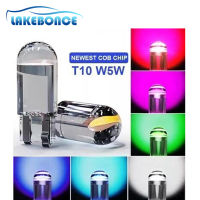 1ชิ้น ไฟรถยนต์ W5W LED T10 COB ใส12V ไฟหรี่รถยนต์ ไฟหรี่มอไซ ไฟหรี่เลี้ยว ไฟป้ายทะเบียน หลอดไฟหรี่หน้า หลัง หลอดไฟรถ COB ไฟ LED ความกว้าง