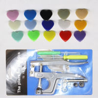 Colored Resin Snap Button Sets Big Nail Button Plier Metal Tool Button Kit for Cloth Slider Buckle Fastener Accessory