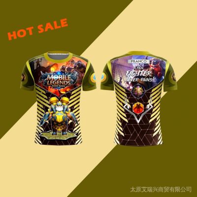 Full Sublimation 3D T-Shirt Anime Collection Mobile Legends Hot T-Shirt Breathable T-Shirt Summer Tee 9JZT