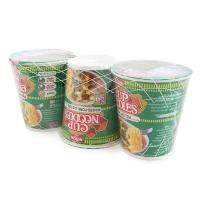 นิสชิน คัพ บะหมี่กึ่งสำเร็จรูป รสหมูสับจัดเต็ม 77 กรัม แพ็ค 3/Nissin Cup Instant Noodles Full flavor pork chops 77 grams, pack 3