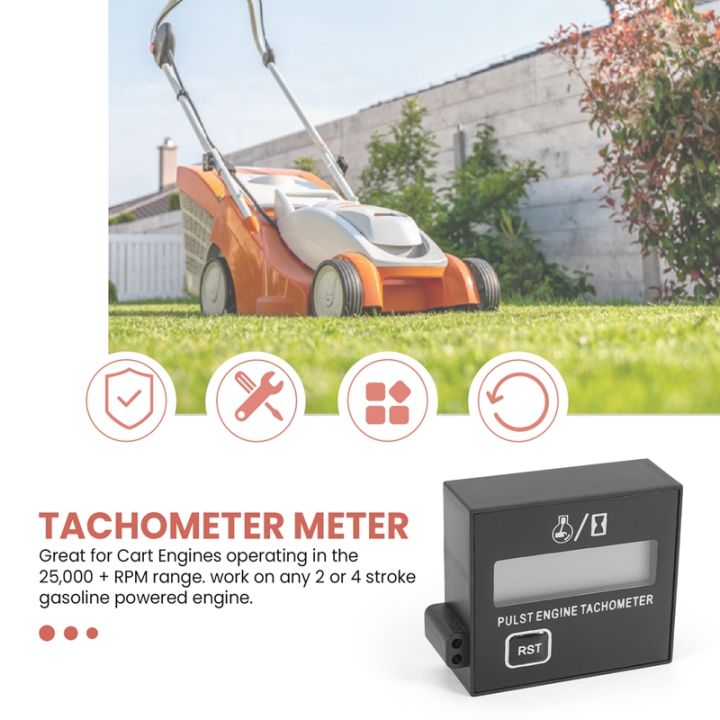 new-gasoline-digital-engine-tachometer-inductive-pulse-tachometer-waterproof-with-battery-for-chain-saw-mower-2-4-stroke