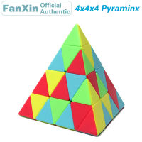 FanXin 4x4x4 Pyraminxeds Magic Cube 4x4 พีระมิดความเร็วระดับมืออาชีพปริศนาสมอง Teaser Antistress ของเล่นเพื่อการศึกษาเด็ก-fhstcjfmqxjkf