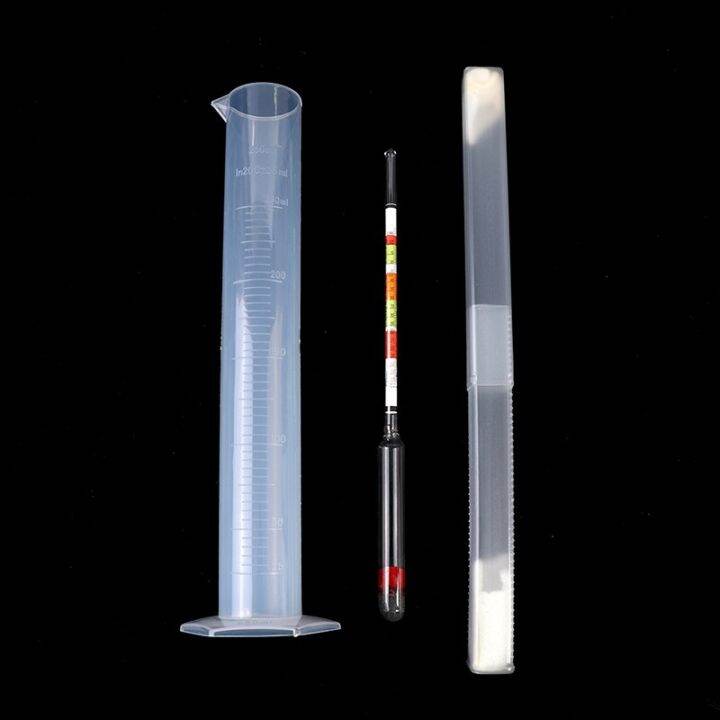 3Pcs/set Triple Scale Hydrometer For Home Brew Wine Beer Cider Alcohol