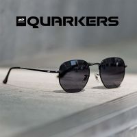 QUARKERS แว่นกันแดด รุ่น Hexmex ไซส์ 51 มม. เฟรม Metal เลนส์สีดำกันรอย กันเหงื่อ Antimax Polarized