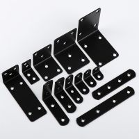 stainless steel black corner code fixed bracket laminate bracket L shape straight corner code triangle bracket black corner code