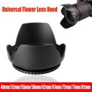 WUB4755 Screw-in Camera Lens Hood Screw Mount Tulip Petal Flower Lens Hood