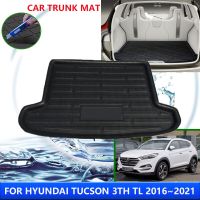 Untuk Hyundai Tucson 3th TL 2016 ~ 2021 2017 2018 2019 2020 Bantalan Bagasi Belakang Mobil Pelapis Tahan Air Sesori Alas Antikotor